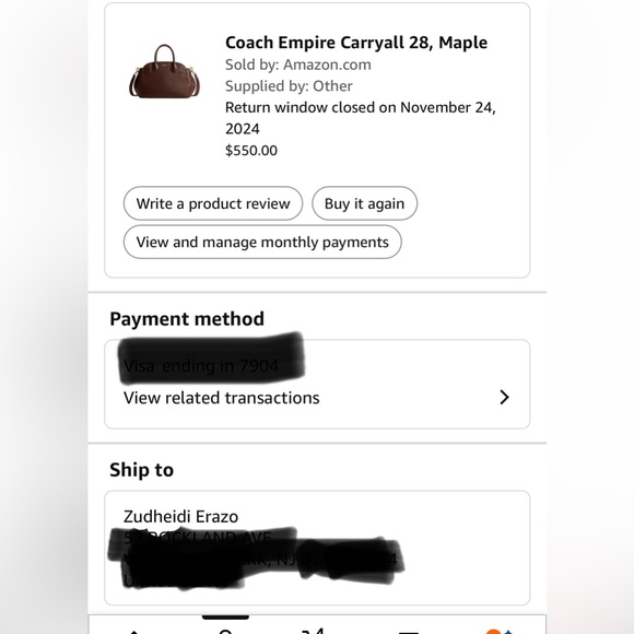 Coach Empire 28 Maple with gold hardware. - Picture 15 of 16